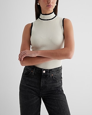 Fitted mock hot sale turtleneck