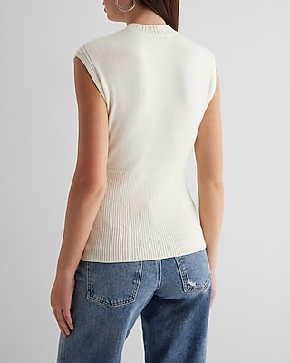 CABLE MOCK SLEEVELESS PO SST 9613630:SWAN:S