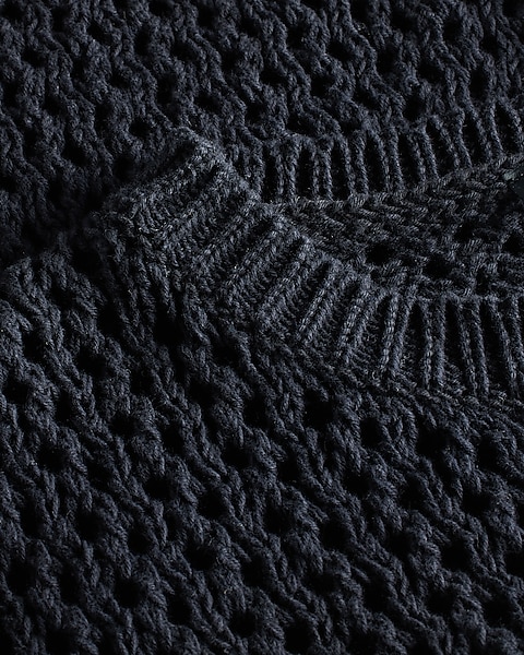 Open Stitch Short Sleeve Sweater | Express Open Stitch Short Sleeve Sweater | Express
