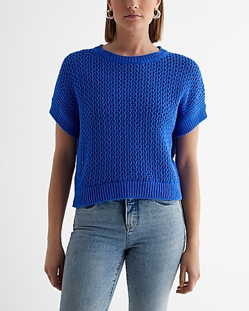 Women's Blue Sweaters – Express