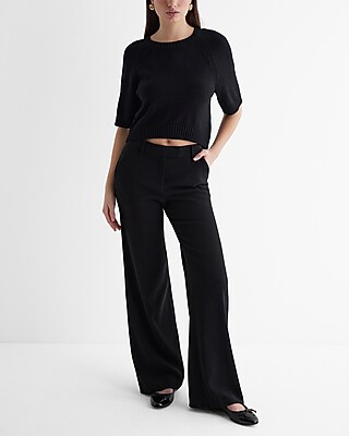 Crew Neck Short Sleeve Sweater - image 4