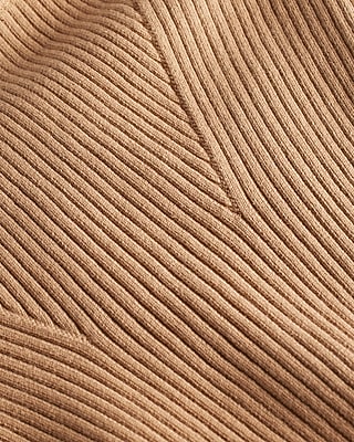 Ribbed Strapless Sweater Tube Top