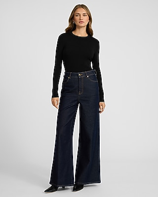 Silky Soft Fitted Ribbed Crew Neck Sweater