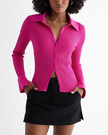 Women\'s Pink Cardigans & Cover - Ups Express