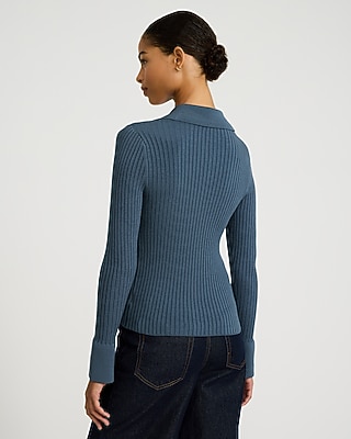 Fitted Ribbed Cardigan Silky Soft