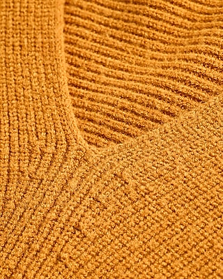 Ribbed V-Neck Banded Bottom SoHo Sweater