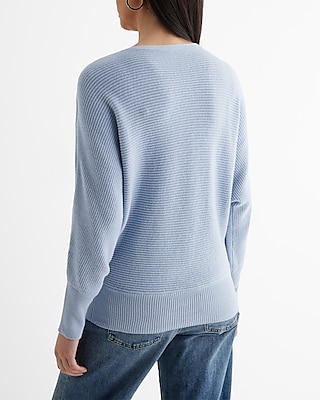 Ribbed V-Neck Banded Bottom SoHo Sweater