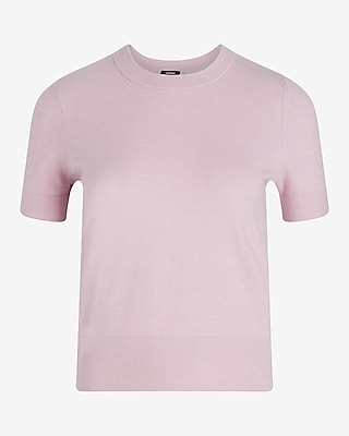 Skimming Crew Neck Short Sleeve Sweater