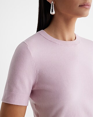 Skimming Crew Neck Short Sleeve Sweater