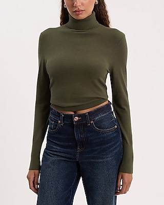 Turtleneck Cropped Sweater