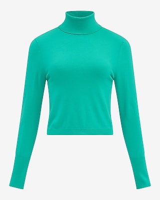 Airy Soft Turtleneck Cropped Sweater