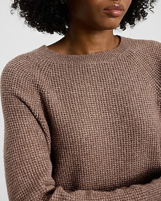 Crew Neck Rounded Hem Sweater