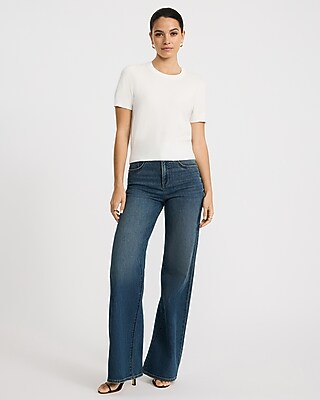Airy Soft Skimming Short Sleeve Sweater