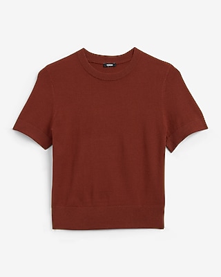 Airy Soft Skimming Short Sleeve Sweater