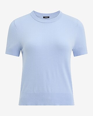 Skimming Short Sleeve Sweater Tee