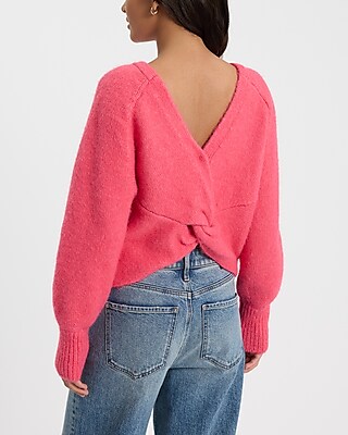 Reversible Twist Sweater