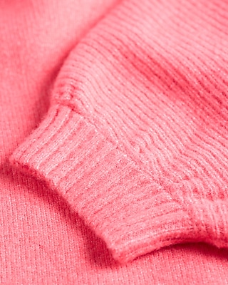 Crew Neck Short Puff Sleeve Sweater