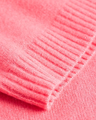 Crew Neck Short Puff Sleeve Sweater