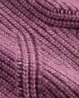 Ribbed Mock Neck Zipper Sleeve Sweater