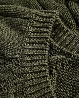 Cable Knit Crew Neck Sweater