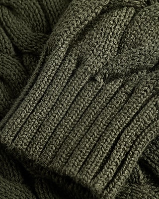 Cable Knit Crew Neck Sweater