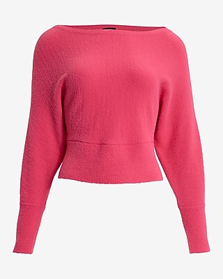 Boat Neck Dolman Sleeve Sweater - image 4