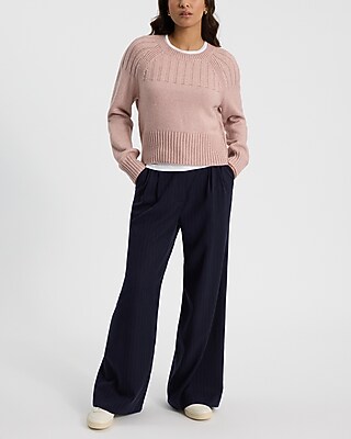 Crew Neck Raglan Sweater - image 4