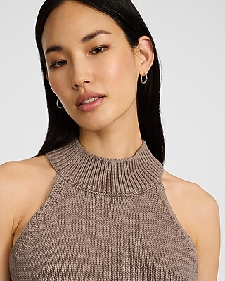 Ribbed Halter Sweater Tank - image 4