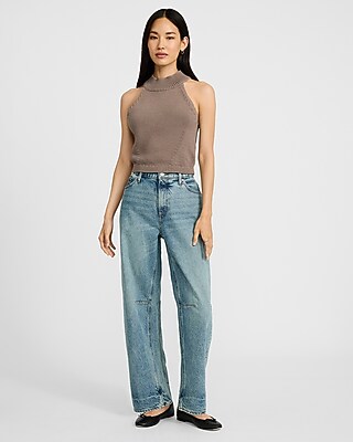 Ribbed Halter Sweater Tank - image 5