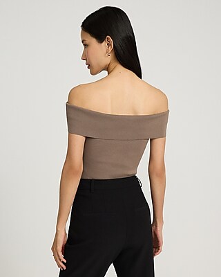 Off The Shoulder Short Sleeve Sweater