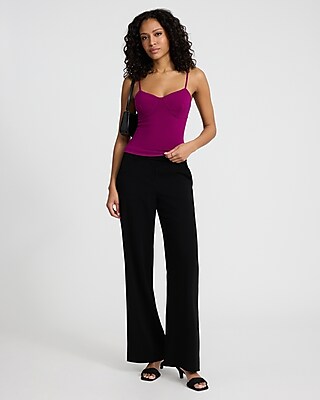 Fitted Bustier Sweater Tank