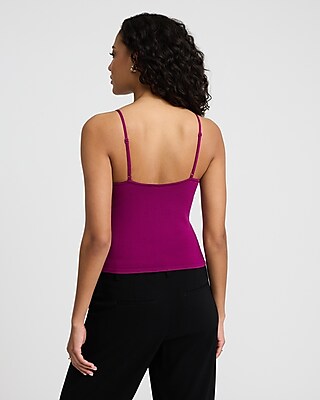 Fitted Bustier Sweater Tank
