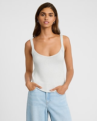 Satin V-neck Downtown Cami | Express