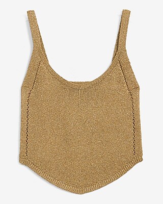 Shine Scoop Neck Sweater Cami
