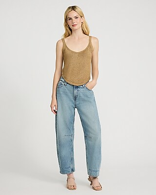 Shine Scoop Neck Sweater Cami