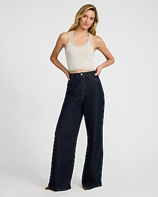 Shine Tipped Scoop Neck Racerback Sweater Tank