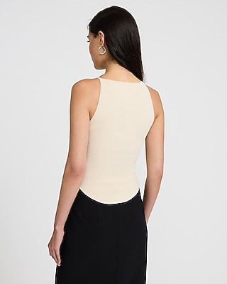 Body Contour High Neck Sweater Tank - image 2