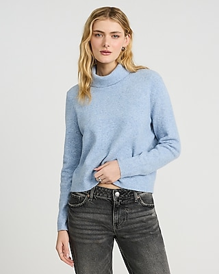Merino-Blend Turtleneck Sweater