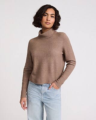 Merino-Blend Turtleneck Sweater