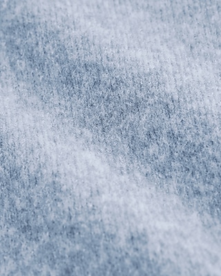 Merino-Blend Mock Neck Sweater