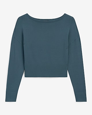 Lightweight Boat Neck Sweater | Express