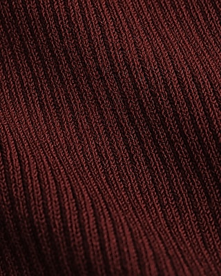 Silky Soft Fitted Ribbed Polo Sweater