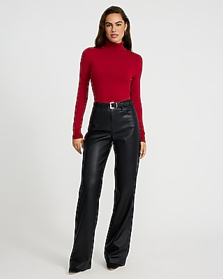 Silky Soft Fitted Turtleneck Sweater