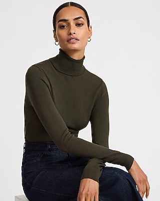 Fitted Turtleneck Sweater Silky Soft