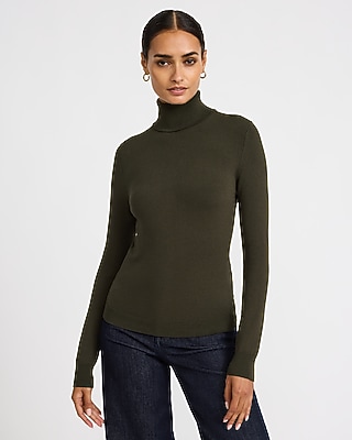 Fitted Turtleneck Sweater Silky Soft