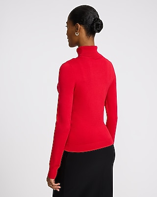 Silky Soft Fitted Turtleneck Sweater