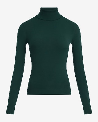 Silky Soft Fitted Turtleneck Sweater
