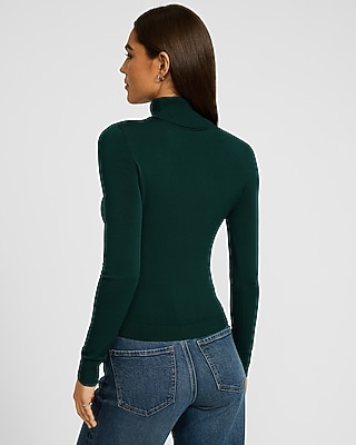 Silky Soft Fitted Turtleneck Sweater