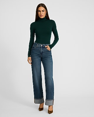 Silky Soft Fitted Turtleneck Sweater