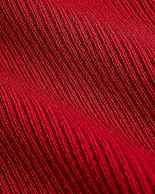 Silky Soft Fitted Ribbed Crew Neck Sweater